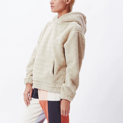 LAST SIZE EXTRA SMALL , Obey - Gias Polar Fleece Pullover Hood. Womens