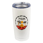 Poler Stuff - Stainless Steal Tumbler. 20 OZ. White