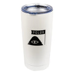 Poler Stuff - Stainless Steal Tumbler. 20 OZ. White