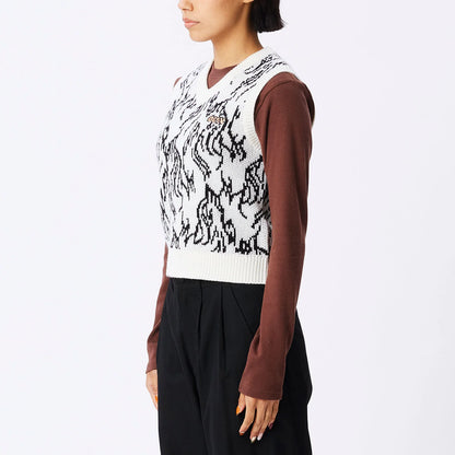 Obey - Flame Sweater Vest. Womens
