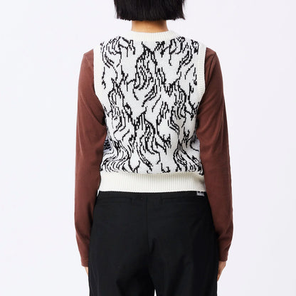 Obey - Flame Sweater Vest. Womens