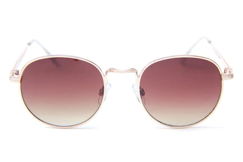 Happy Hour - Sunglasses, Holidaze. Gold/Amber