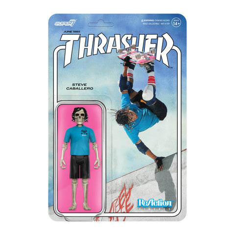 Super7 - Reaction Figure, Steve Cab. Thrasher Cover