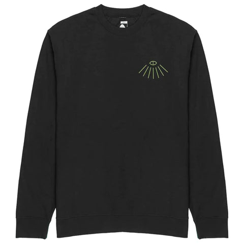 Poler Stuff - Crewneck, Sun Ray. Black