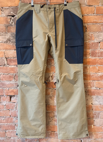 Airblaster - Snow pants, Freedom Pant. Beige/Black