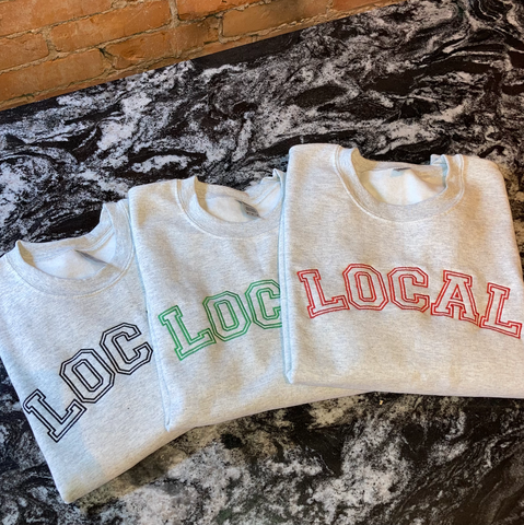 The Local - Crewneck, Varsity - Grey