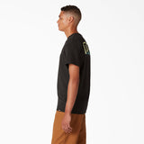 Dickies - T Shirt, Split Graphic. Black