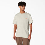 Dickies - T Shirt, Split Graphic. Oatmeal