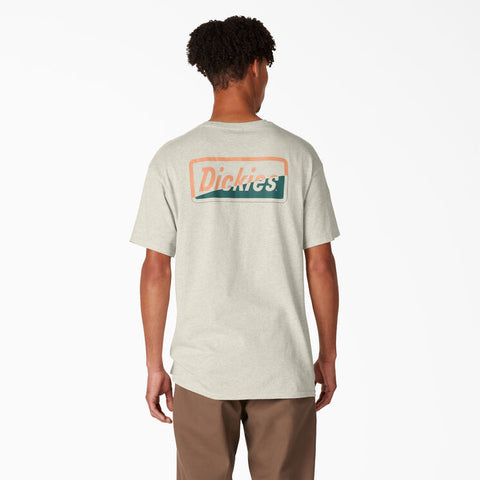 Dickies - T Shirt, Split Graphic. Oatmeal