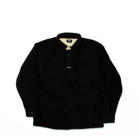 Howl - Henley Fleece. Black. 2022/23