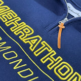 Mehrathon - 1/4 Zip Fleece, Intermondiale Embroidered. Navy