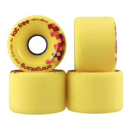 Orangatang - Wheels, Fat Free, Yellow