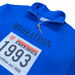 Mehrathon - 1/4 Zip Fleece, Stadium Embroidered. Royal