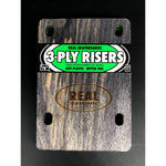 Real - Risers, 3-Ply Wood Riser. Venture