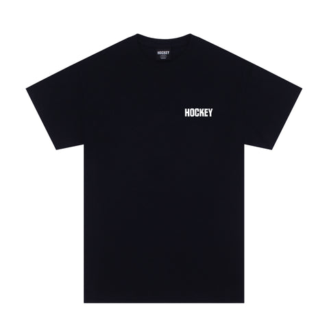 Hockey - T Shirt, Evacuate. Black